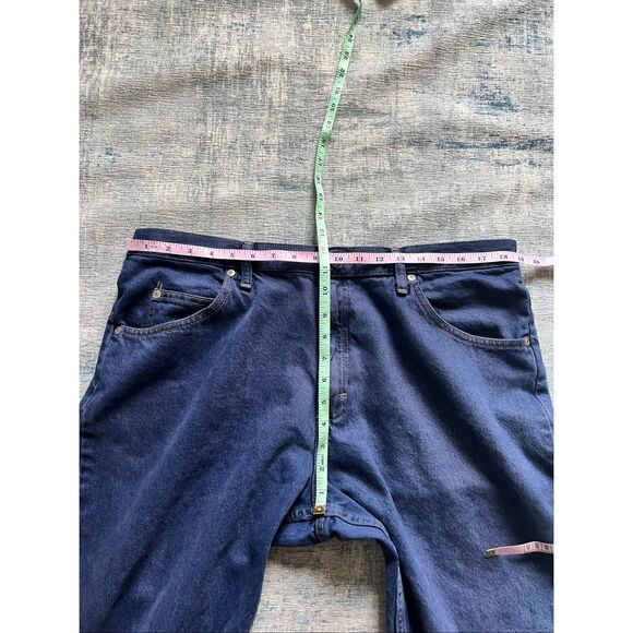Wrangler Blue Relaxed Fit Denim Jeans 38 x 29 - Picture 5 of 7